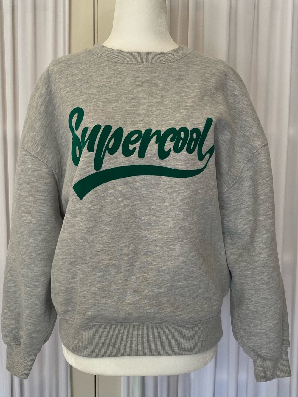 Berenice Supercool Crewneck Sweatshirt in Grey Melange
